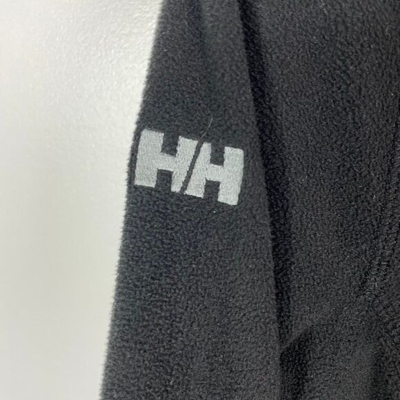 Helly Hansen  Pullover Fleece Sweater Henley Button Top  Black  Womens M - Picture 4 of 4